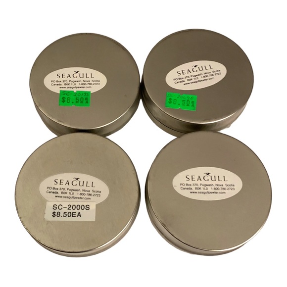 NWT Seagull Pewter Christmas Tree Ornaments Joy Wonder Faith Jolly Gift - Picture 10 of 11